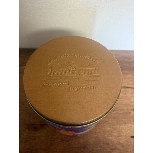 Trail's End Gourmet Popcorn Metal Tin Can Statue Of Liberty July 4th Vintage - Picture 2 of 11